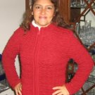 Red jacket made of alpacawool, outerwear
