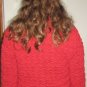Red jacket made of alpacawool, outerwear