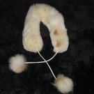 Alpaca fur Stola, fur neck scarf