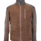 Genuine suede lamb nappa leather men Jacket,outerwear