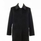 Black longcoat made of Babyalpaca wool,outerwear
