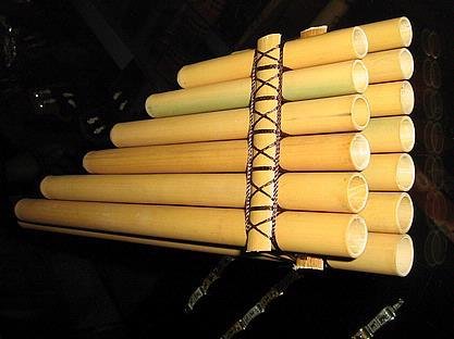 Original peruvian flute, pan flute, zamponia