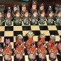 Handpainted chess, spanish against Incas,Game