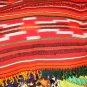 Typical peruvian red Poncho, Alpacawool
