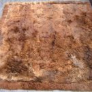 Soft dark brown Babyalpaca fur rug, 220 x 200 cm