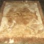 Soft babyalpaca fur carpet, with natural spots, 90 x 60 cm