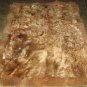 Brown long hair Babyalpaca fur carpet from Peru, 200 x 180 cm