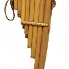 Big Toyo concert panpipes, bamboo, 90 cm tall, original Peruvian instrument