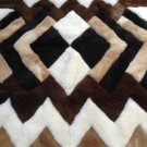 Alpakaandmore Original Peruvian Alpaca Fur Rug Tornillo 150 x 110 cm