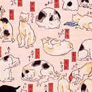 "100 Cats" Japanese Cat Art Print by Kuniyoshi