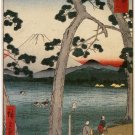 "Mt. Fuji from Tokaido" Japanese Art Print by Hiroshige