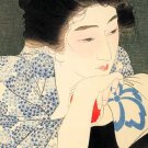 "Morning Hair" by Kotondo Japanese Art Print Japan Art