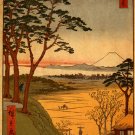 "Old Man's Teahouse" Japanese Art Print by Hiroshige