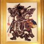 "Samurai Fighting Evil" Japanese Art Print by Kuniyoshi