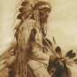 "The Old Cheyenne"BIG Edward Curtis Native American Art