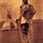 "Whistle Smoke" BIG Edward S.Curtis Native American Art
