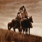 "Cheyenne Warriors"BIG Native American Art Curtis photo