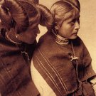 "Two Hopi Girls BIG" Edward Curtis Native American Art