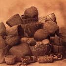"Puget Sound Baskets" Edward Curtis Native American Art
