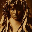 "Apache Maiden BIG" Edward S.Curtis Native American Art
