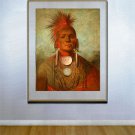 "Iowa Medicine Man" BIG George Catlin Indian Art Print