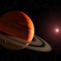 "Orbiting a Red Dwarf Star" Art Print NASA Hubble