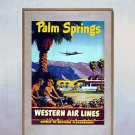 "Old Palm Springs"  California Art Print Palm Springs