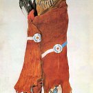 "Indian Warrior" Bodmer Native American Art Print Art