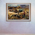 "The Forty-niners"BIG Cowboy Art Print O.E. Berninghaus