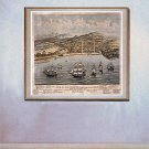 Bird's Eye View Map of "San Francisco 1846" BIG Art