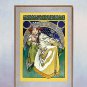 "Princezna Hyacinta" Art Nouveau/Deco Print A. Mucha