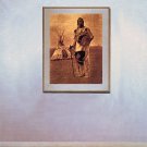 "Whistle Smoke" BIG Edward S. Curtis Art Photograph