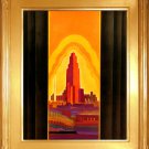 "Los Angeles" California Art Deco Print Art Deco "Los Angeles" California Art Deco Print Art Deco