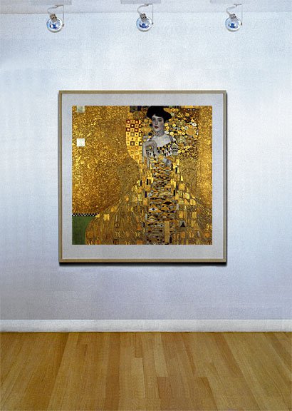 "Portrait of a Lady" BIG Art Deco Print by Gustav Klimt