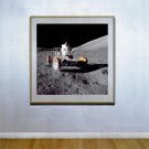 "Driving the Moon Rover" Art Print of NASA Astronaut