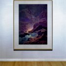 "Moonlight-Parrish" BIG Maxfield Parrish Art Deco Print