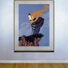 "Summer Breeze" HUGE Art Deco Print by Erte