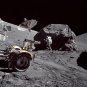 "Astronaut Next to Boulder" Art Print of NASA Astronaut