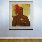 "The Swimmer" HUGE George Catlin Native American Art