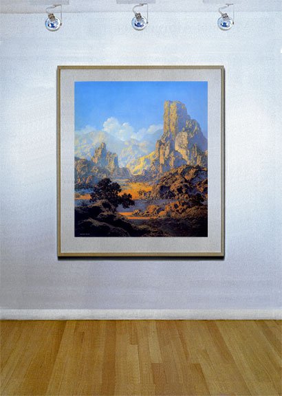 "Arizona" HUGE Maxfield Parrish Art Deco Print