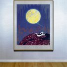 "Earth's Dream" HUGE Art Deco Print by Erte
