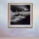 "Walking on the Moon" Art Print of NASA's Moon Vehicle