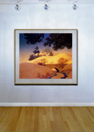 "Sunlight" HUGE Maxfield Parrish Art Deco Print