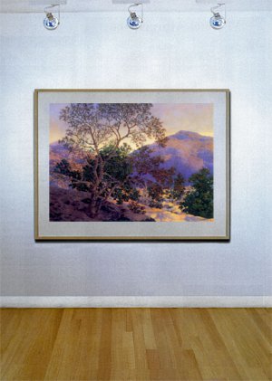 "Evening Shadows" HUGE Maxfield Parrish Art Deco Print
