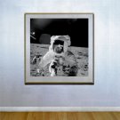 "Astronaut With Lunar Soil" HUGE Art Print of NASA
