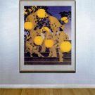 "Lantern Bearers" HUGE Maxfield Parrish Art Deco Print