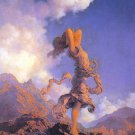 Maxfield Parrish Ecstasy 15x22 Hand Numbered Edition Art Deco Print