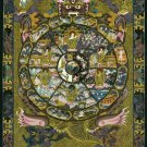 Wheel Of Life 30x44 Tibetan Mandala Print Asian Art Buddah Buddhism Buddhist
