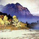 Hodakadake after Rain 15x22 Japanese Print by Yoshida Asian Art Japan
