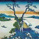 Lake Suwa 15x22 Japanese Print by Hokusai Japan Asian Art Japan Ltd. Edition